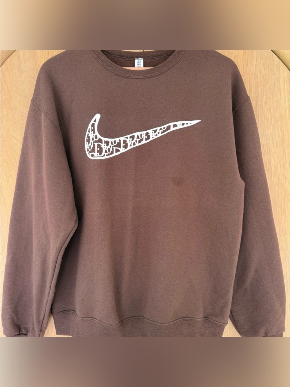 Jerzees Brown Women’s Crewneck Sweatshirt Size M